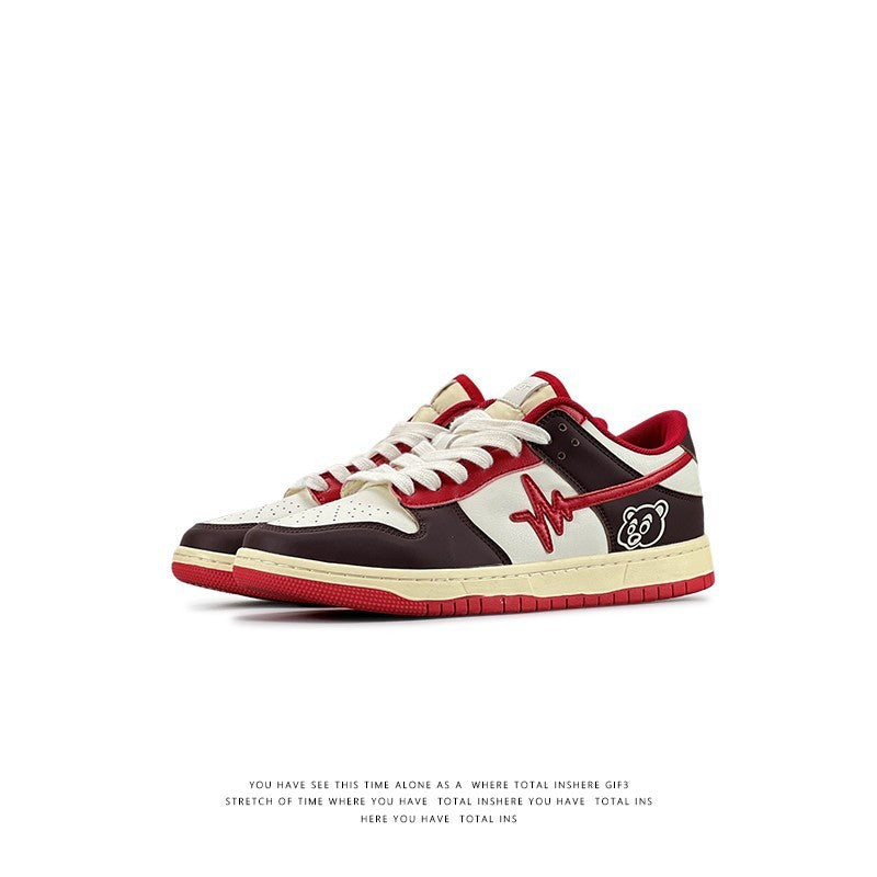 Men's Breathable Low Top Casual Shoes | Thick Sole Breathable Sneakers