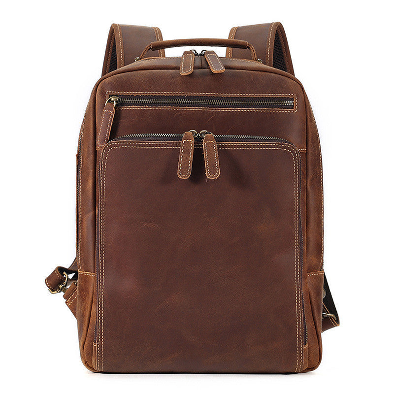 Men's Horse Leather Large Capacity Vintage Backpack by Lakd London