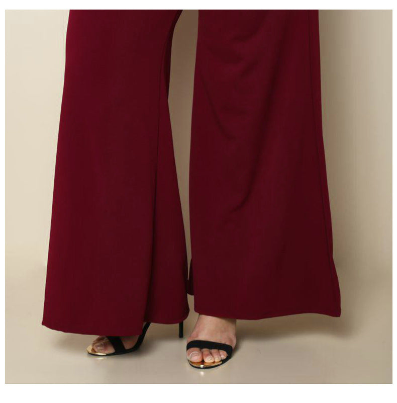 Knitted wideleg pants by Lakd London