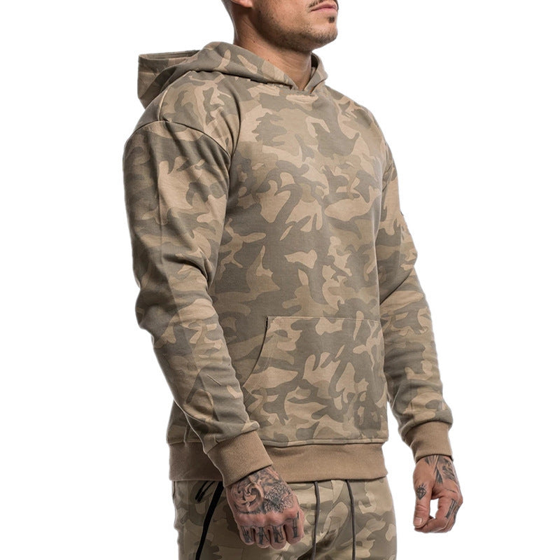 Men's Camouflage Hoodie - Sportswear Camo Pullover by Lakd London