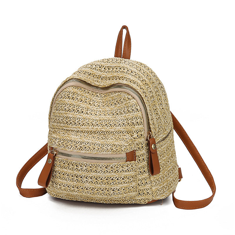 Womens Straw backpack woven backpack | Lightweight & Elegant - LAKD London