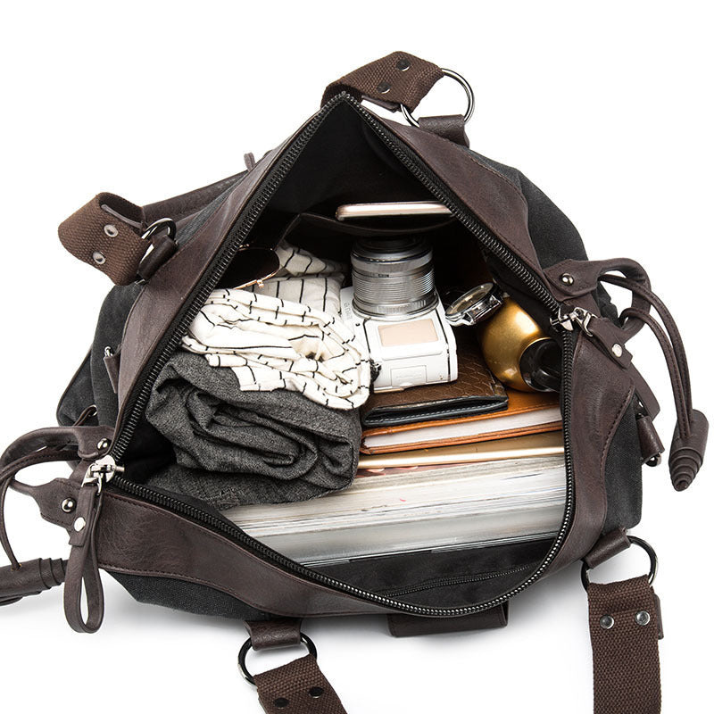 Men's Premium Oxford Cloth Gym Travel Shoulder Holdall Bag - LAKD London