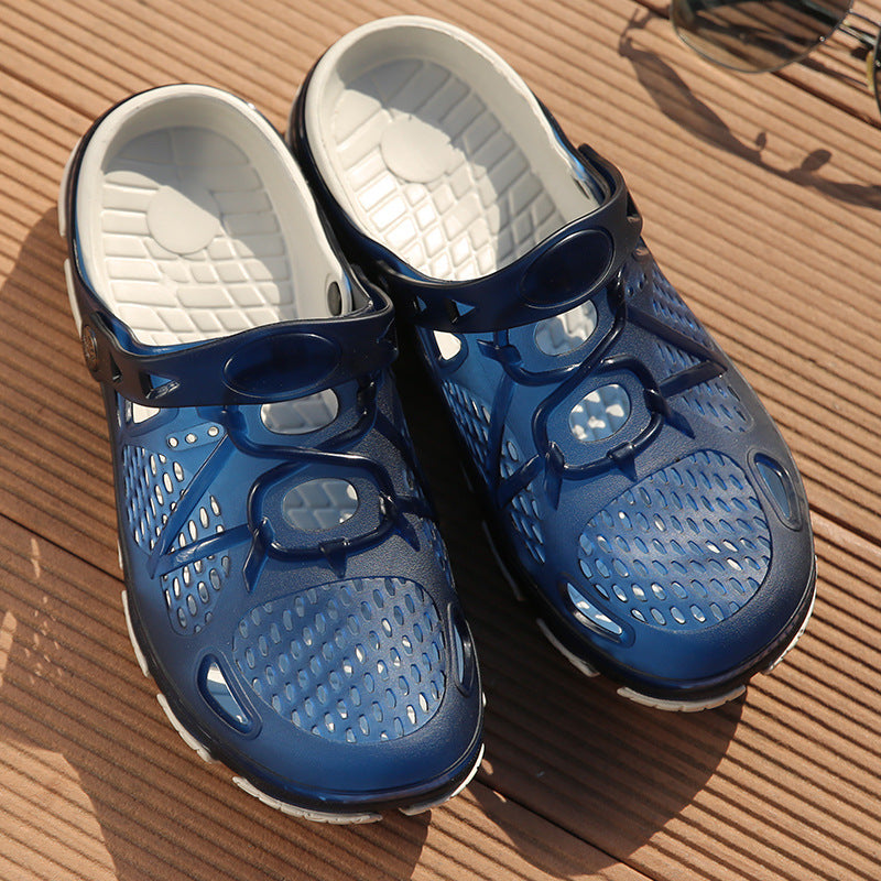 Mens Slip On Garden Mules Clogs | Outdoor Sandals Beach Slippers - Lakd London