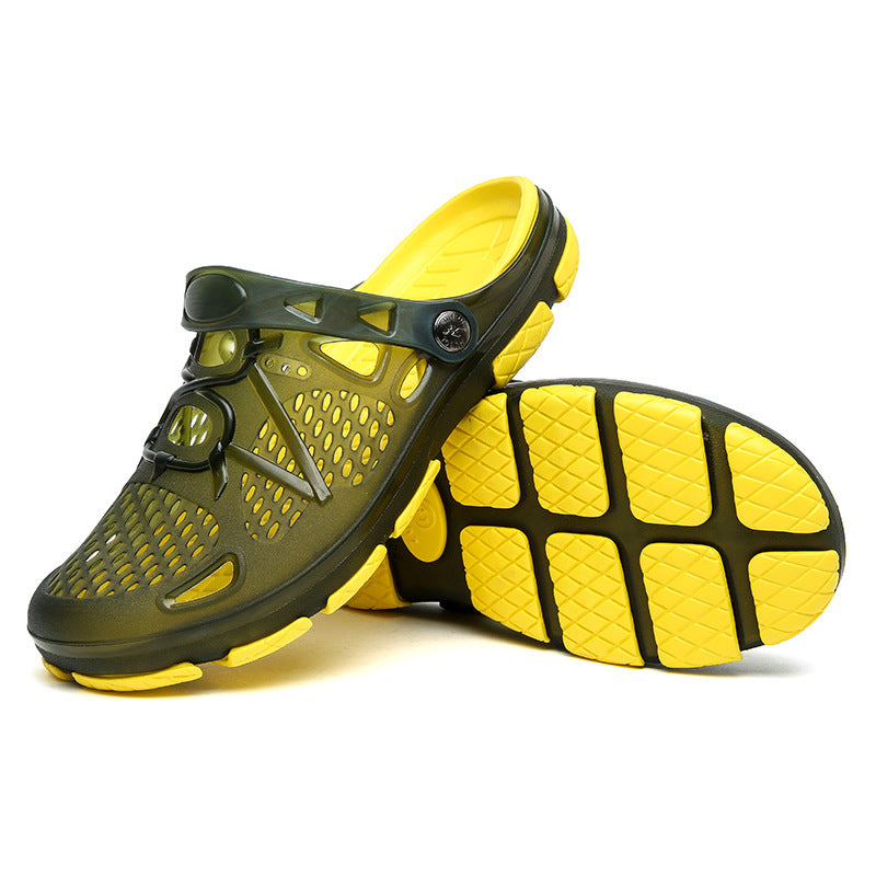 Mens Slip On Garden Mules Clogs | Outdoor Sandals Beach Slippers - Lakd London