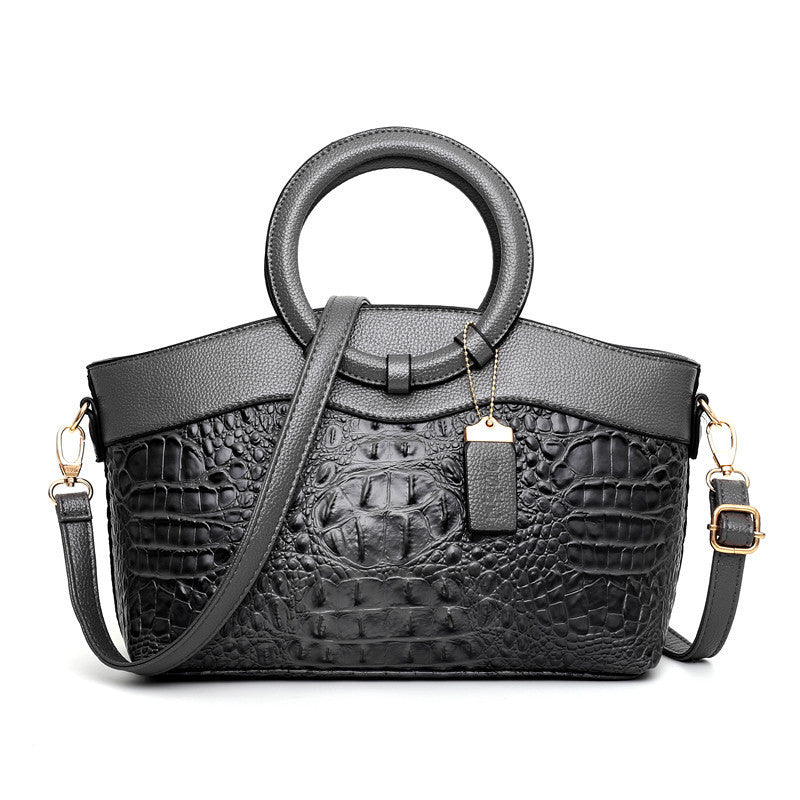 Womens Luxury Retro Handbag | Designer Women Crocodile Leather Bag - LAKD London