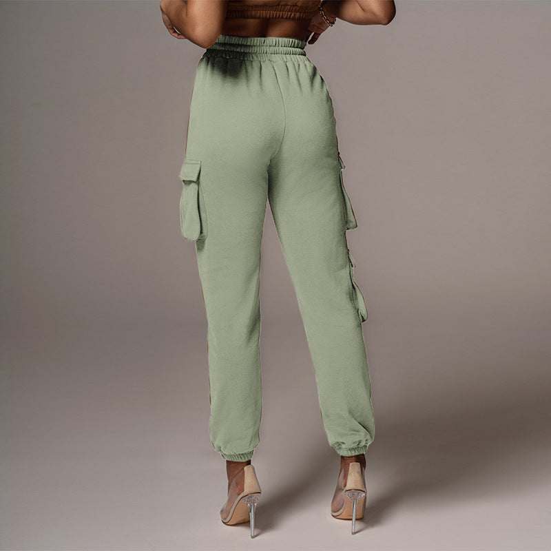 Womens Cargo Trouser | Winter Comfortable Hoodie Sweat Pants