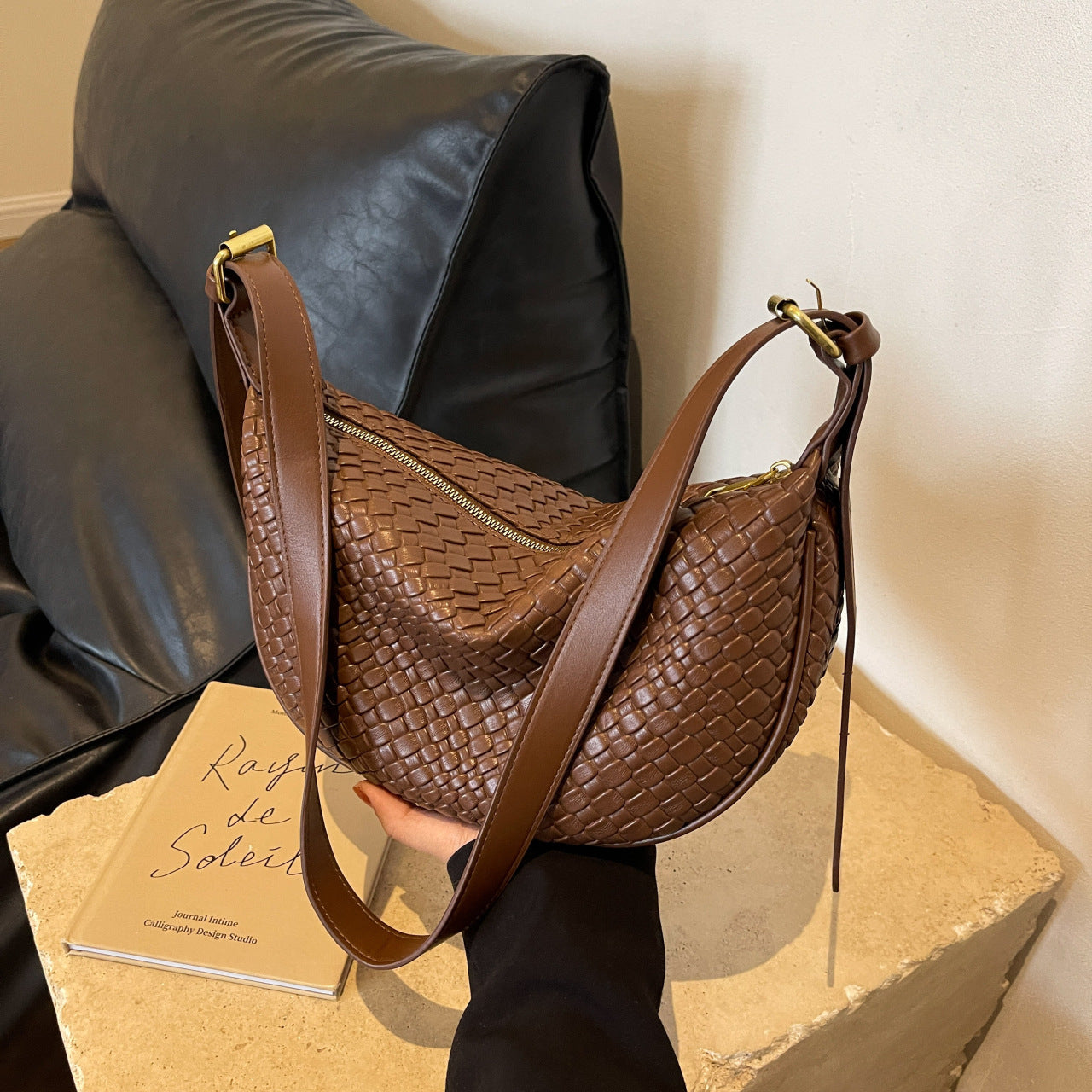 Dumpling Style Casual Crossbody Shoulder Bag by Lakd London