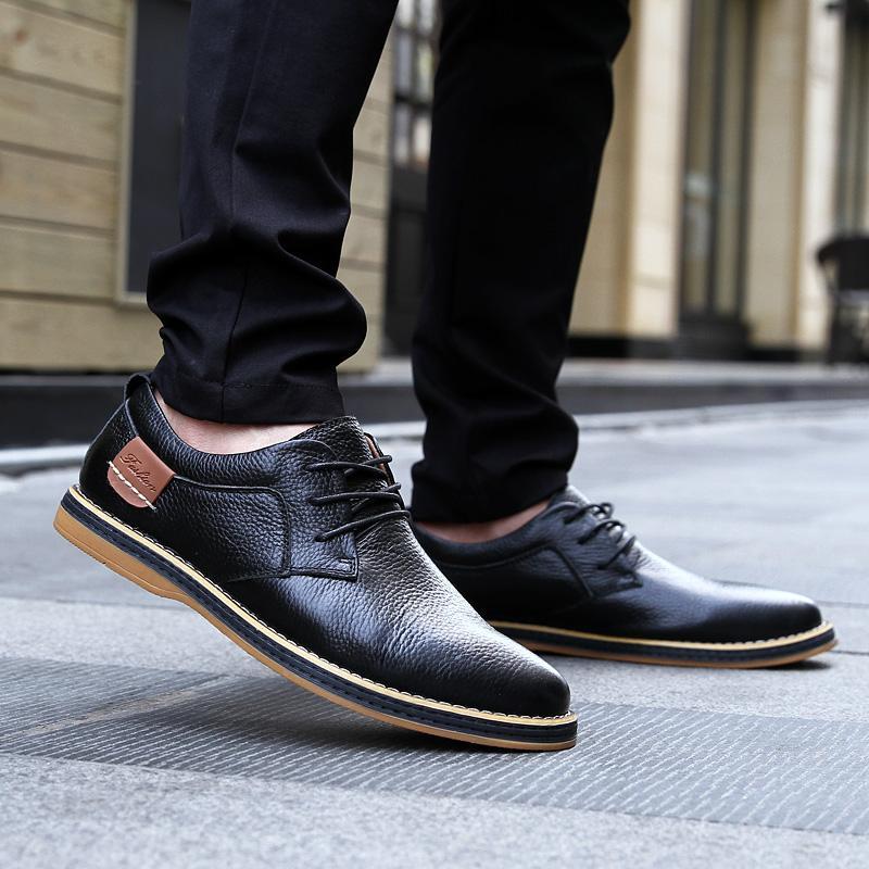 Mens Premium Leather Dress Shoes | Formal British Office Shoes