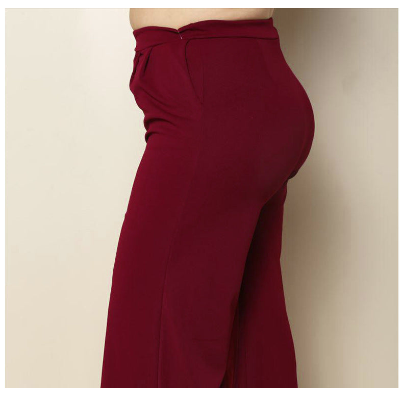 Knitted wideleg pants by Lakd London
