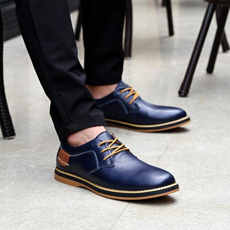 Mens Premium Leather Dress Shoes | Formal British Office Shoes