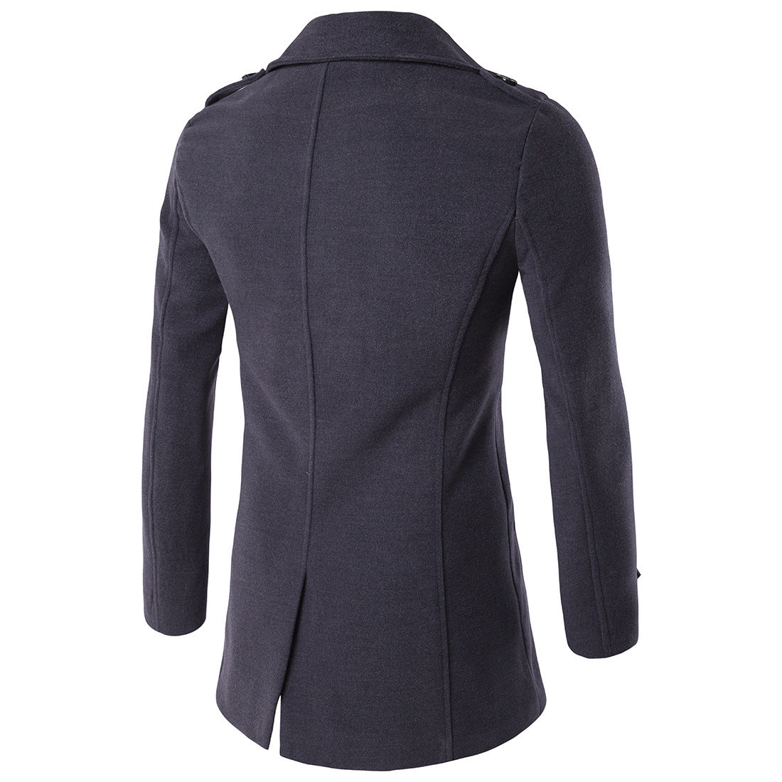 Mens Double-breasted trench coat | Winter Classic Coat
