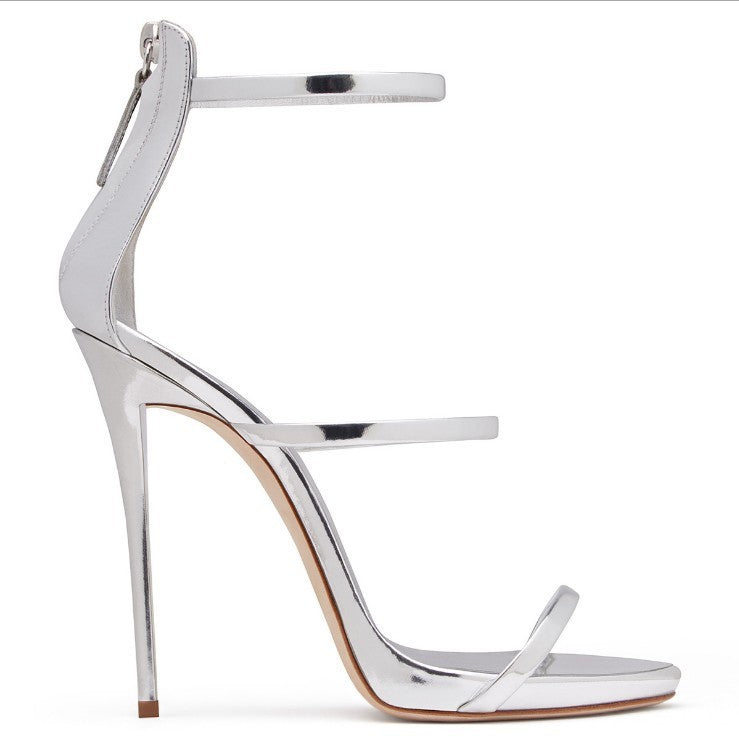 Womens High Heels Catwalk Shoes | Fish Mouth Ankle Strap - LAKD London