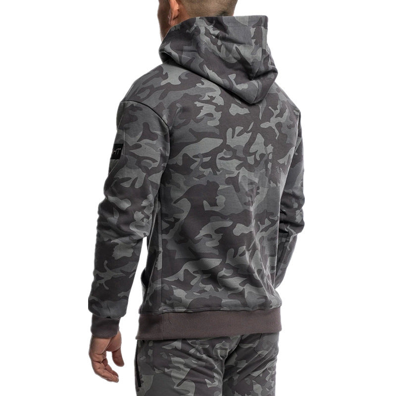 Men's Camouflage Hoodie - Sportswear Camo Pullover by Lakd London