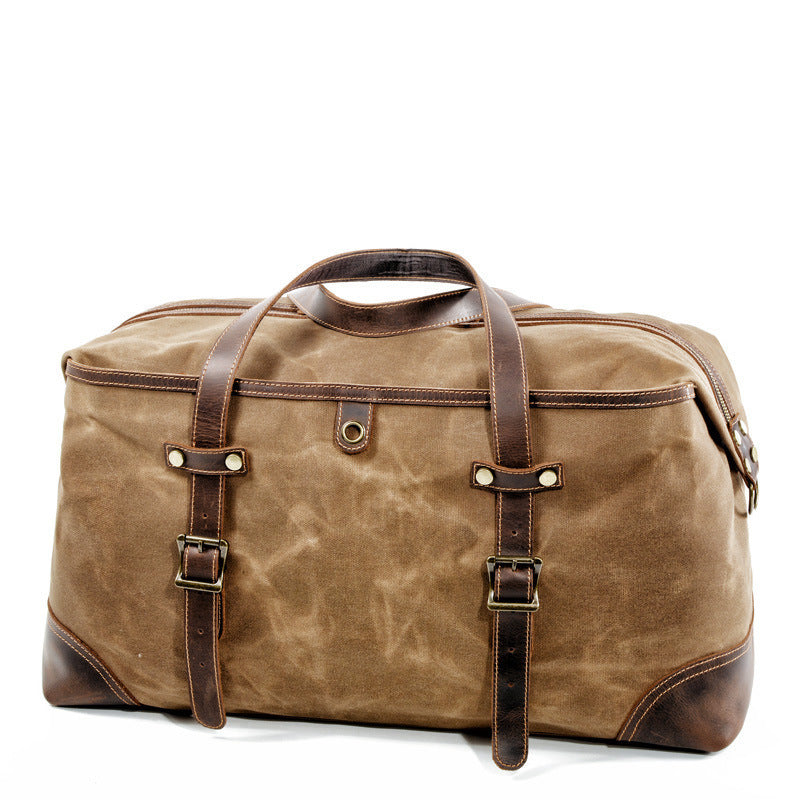 Outdoor Gym Leather Men's duffle Handbag by Lakd London
