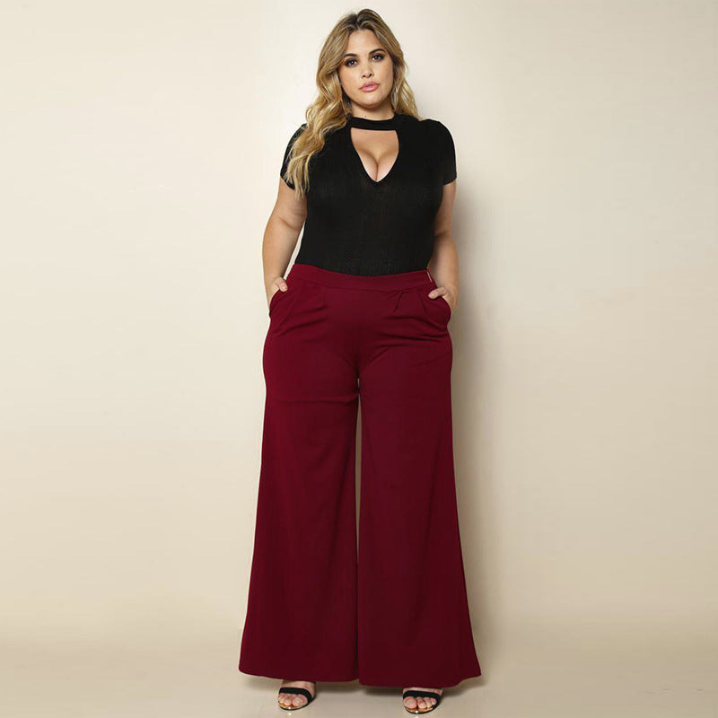 Knitted wideleg pants by Lakd London