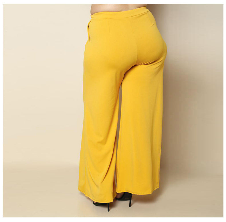 Knitted wideleg pants by Lakd London