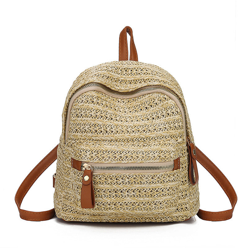 Womens Straw backpack woven backpack | Lightweight & Elegant - LAKD London
