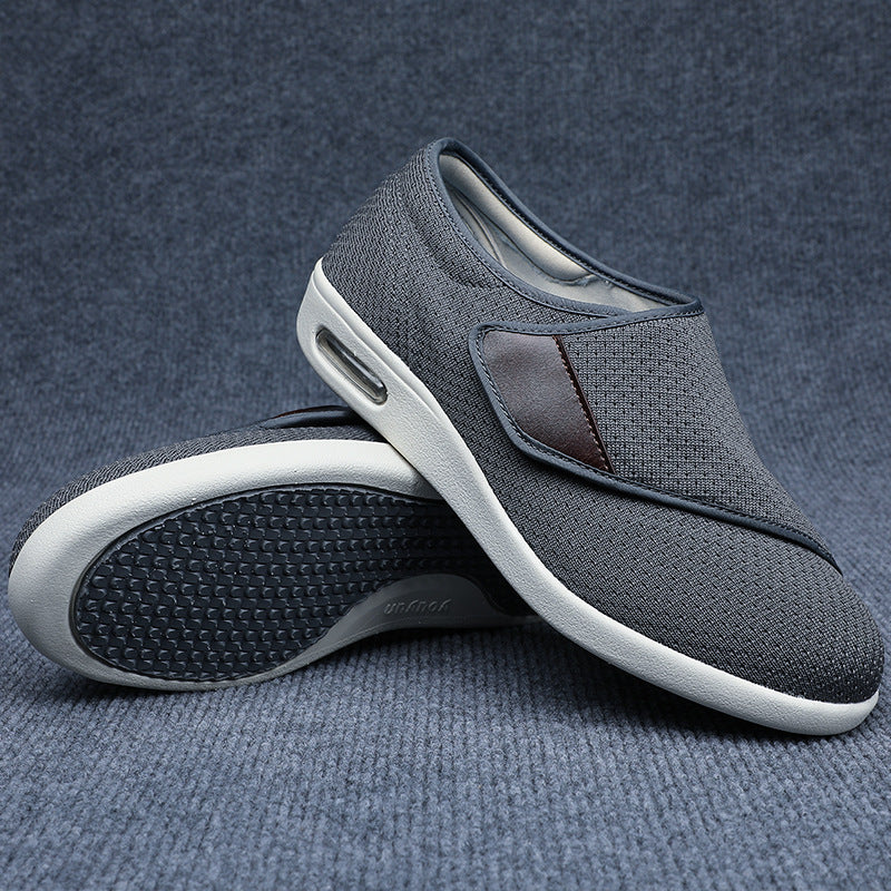 Womens Comfortable Summer Shoes | Fertilizer And Widening Leisure Elderly Slip on Shoes