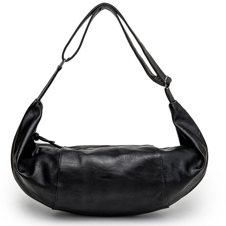 Men's Soft Leather Crossbody Casual Travel Bag by Lakd London