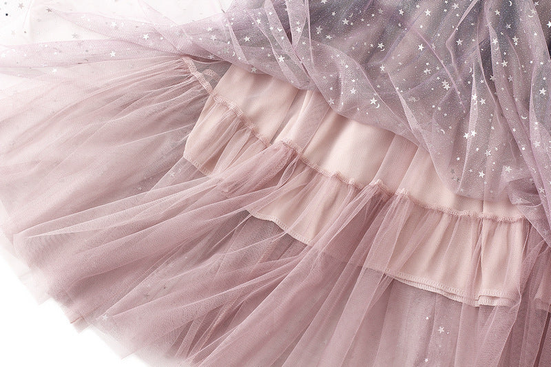 Matching star sequin Long Voluminous skirt by Lakd London