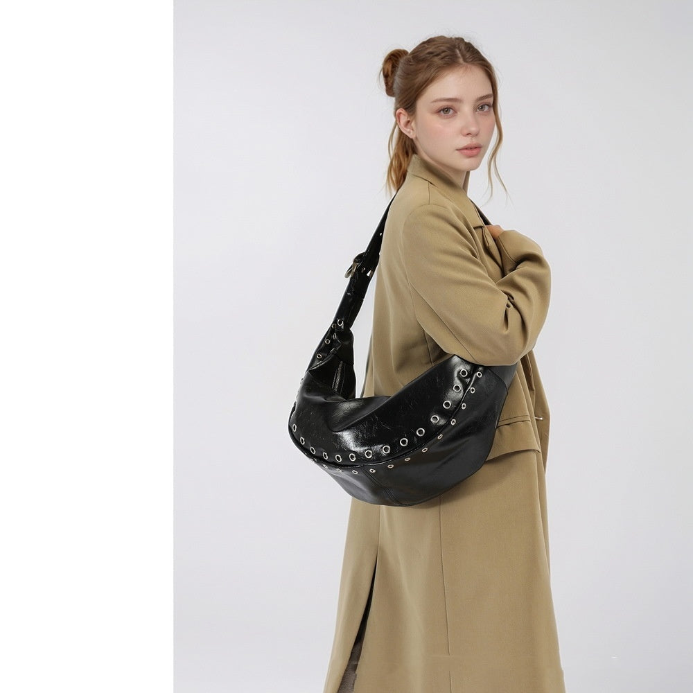Womens Dumpling Bag | Compact & Trendy Underarm Bag by Lakd London