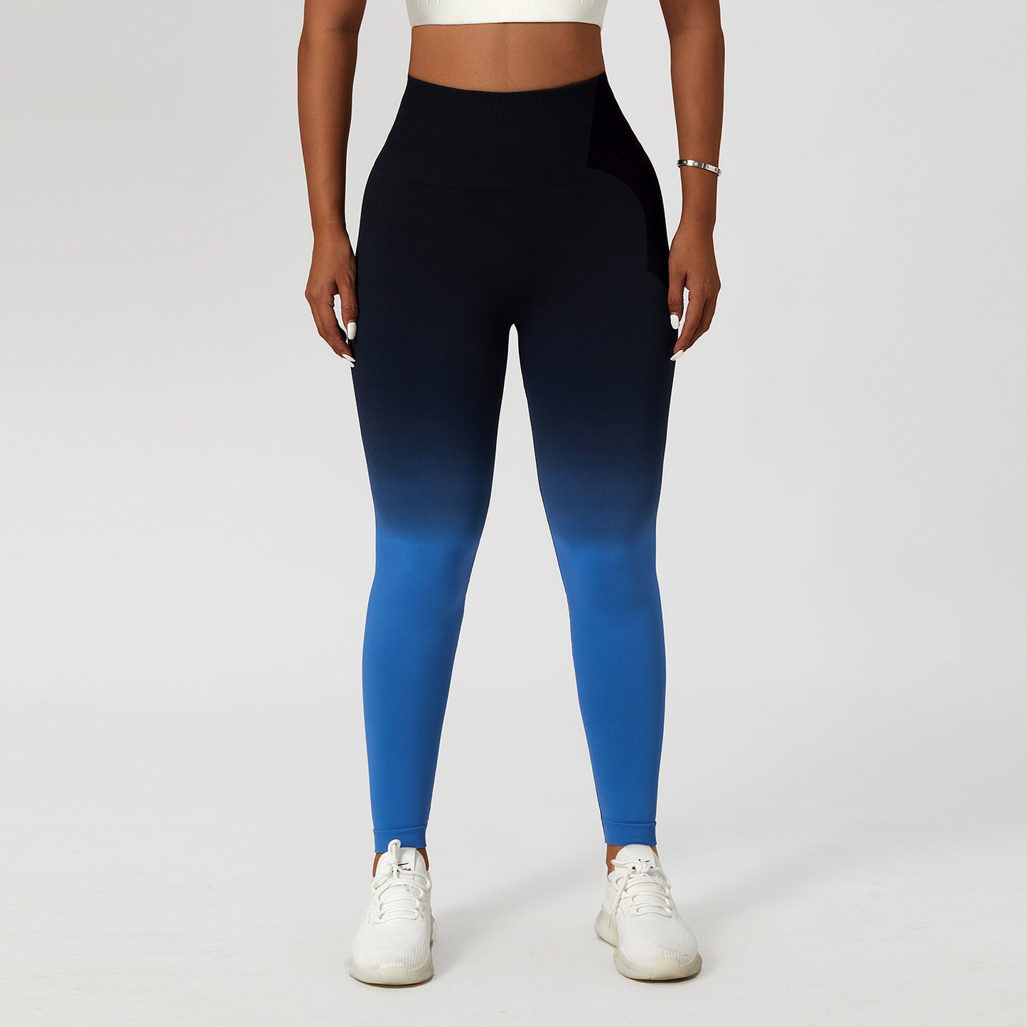 Gradient Fitness High Waist Sportswear Tight Outdoor Pants by Lakd London