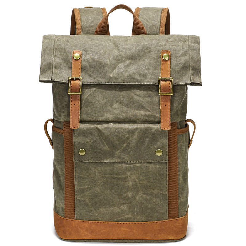 Mens Multifunctional Outdoor Waterproof Horse Leather Backpack by Lakd London