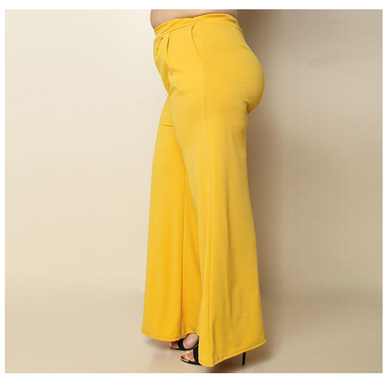 Knitted wideleg pants by Lakd London