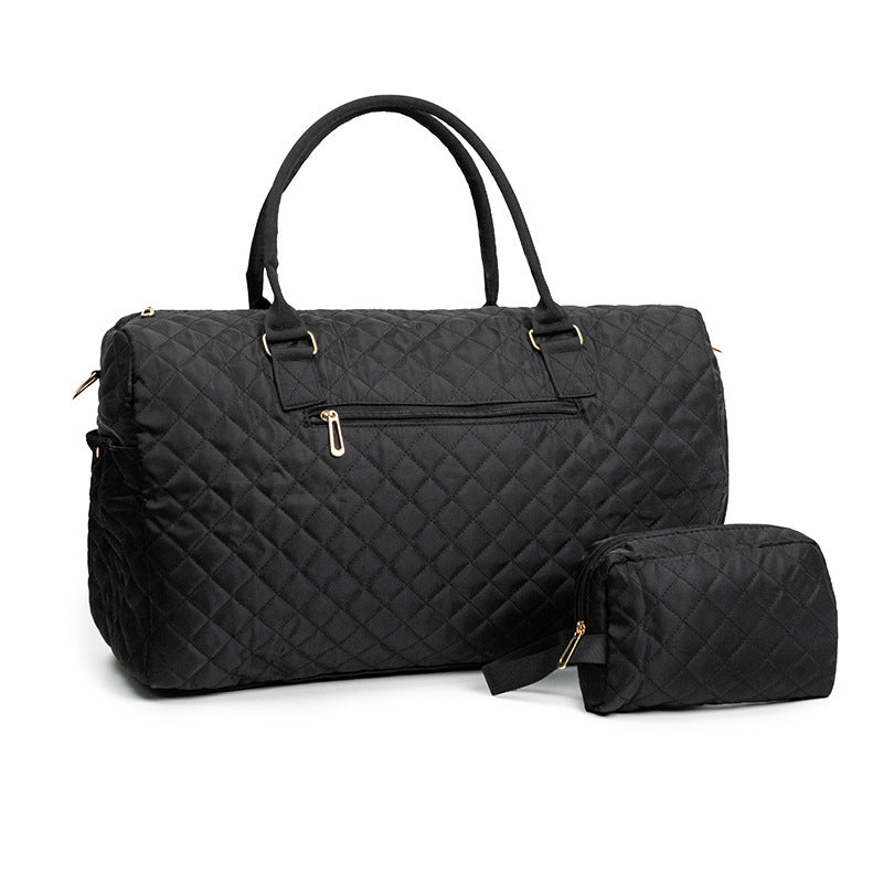 Women's Quilted Travel Baggage | Carousel Wash Bag - LAKD London