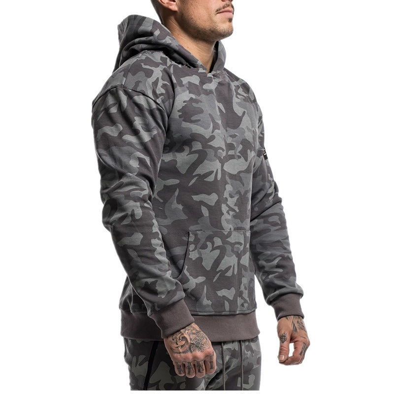 Men's Camouflage Hoodie - Sportswear Camo Pullover by Lakd London