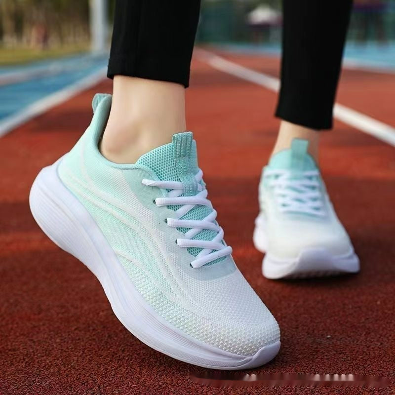 Womens Light Mesh Breathable Anti-skid Sneakers | Shock Absorption Soft Bottom Running Shoes