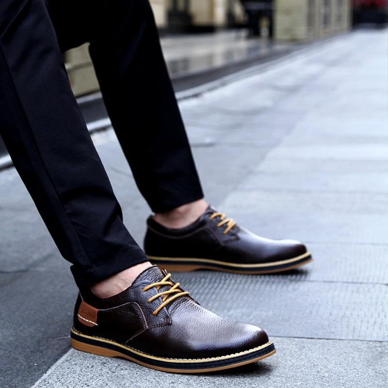 Mens Premium Leather Dress Shoes | Formal British Office Shoes