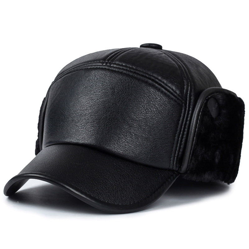 Mens Leather Baseball Cap | Middle age Vintage - Lakd London