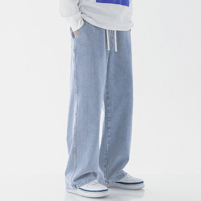 Mens Casual Loose Straight Jeans | Plus size Trousers - LAKD London