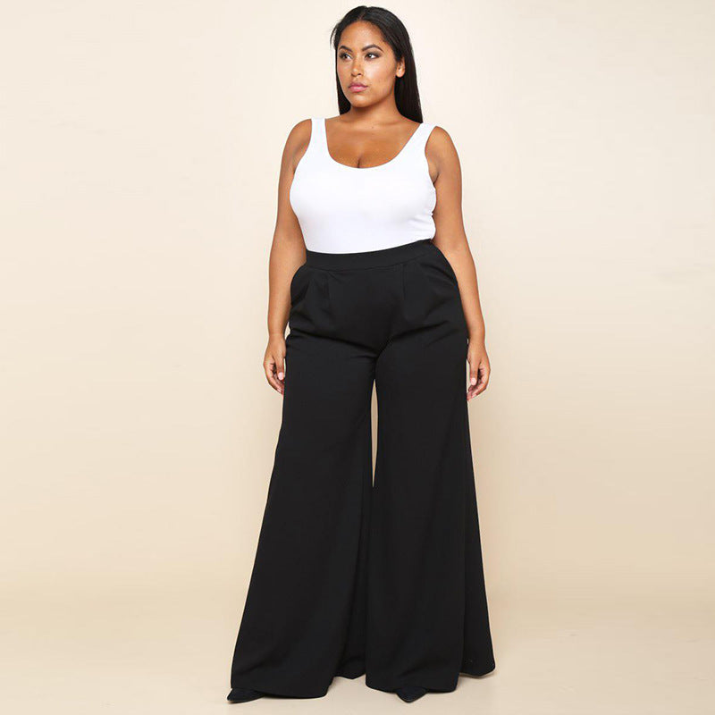 Knitted wideleg pants by Lakd London