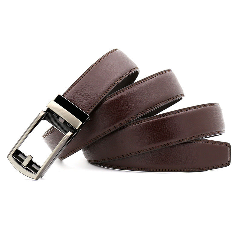 Men's Cowhide Belt Classic Buckle by Lakd London