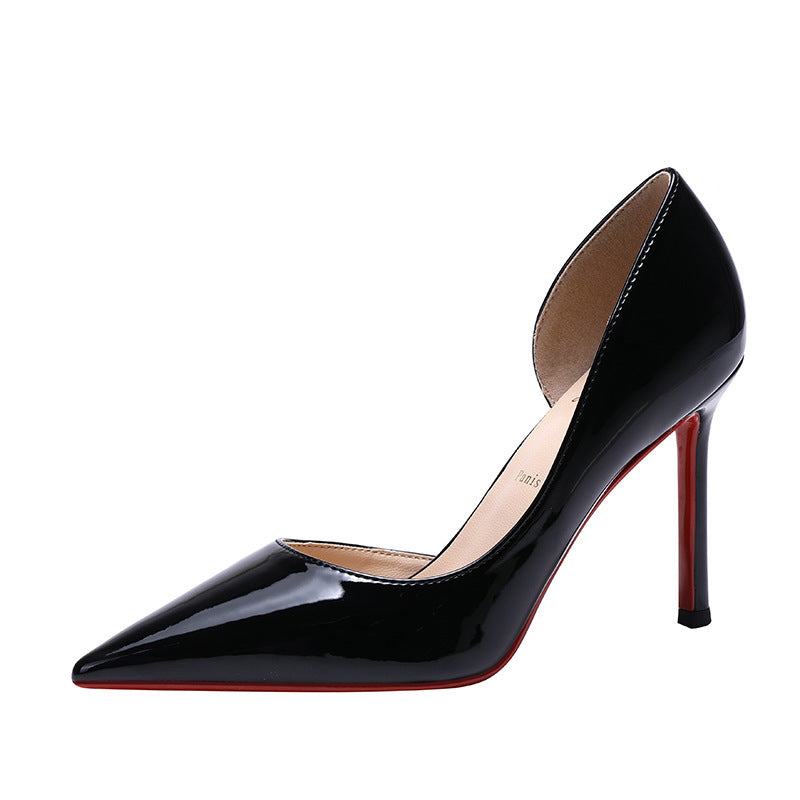 Womens Side Empty Nude Stiletto High Heels | Comfortable Trending Shoes
