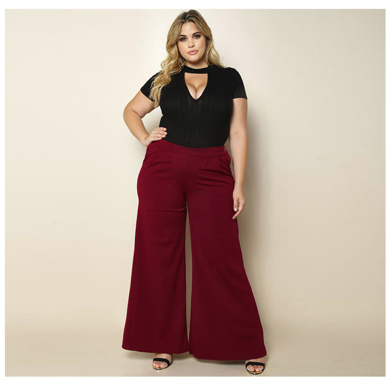Knitted wideleg pants by Lakd London