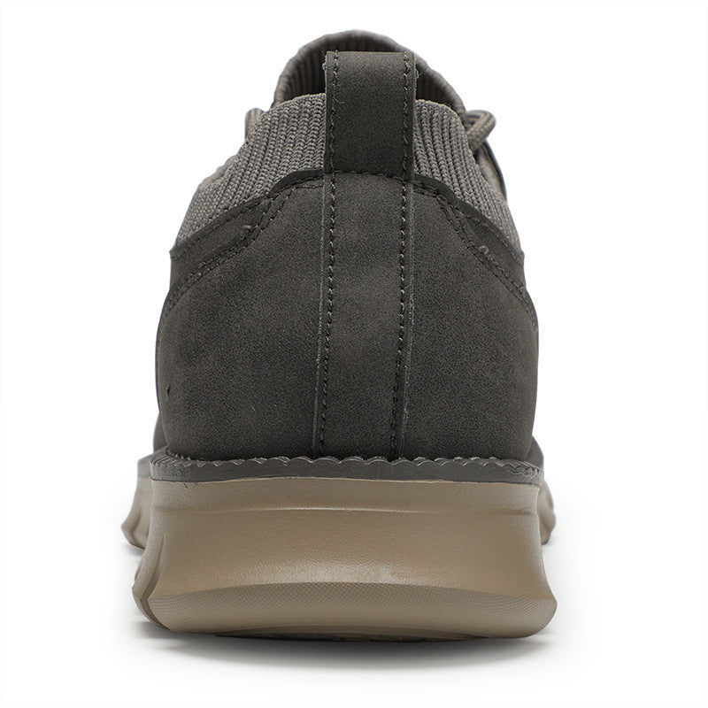 Mens Breathable Suede Leather Shoes | Rubber Sole Sneakers - LAKD London