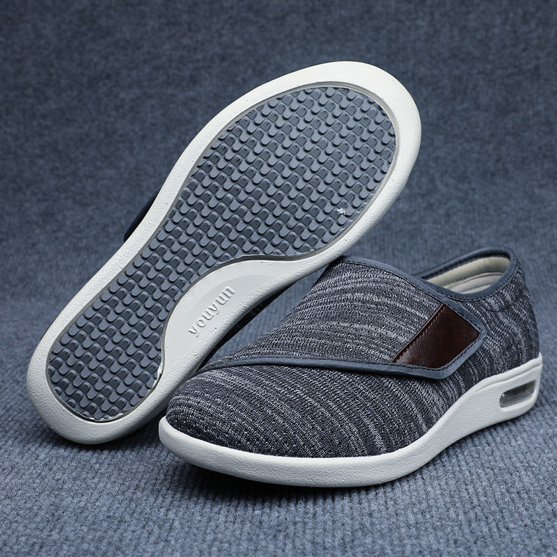 Womens Comfortable Summer Shoes | Fertilizer And Widening Leisure Elderly Slip on Shoes