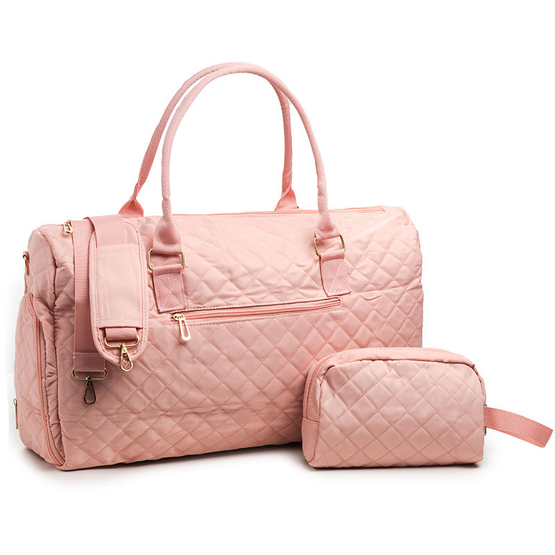 Women's Quilted Travel Baggage | Carousel Wash Bag - LAKD London