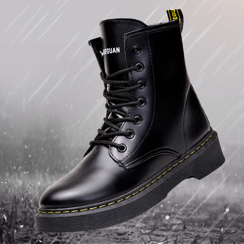 Women's Comfortable Platform High-top PU Women's Dr Martens Boots