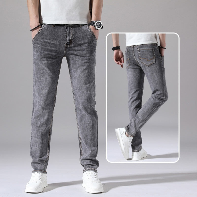 Mens Retro Jeans Straight Loose Casual Cut by Lakd London