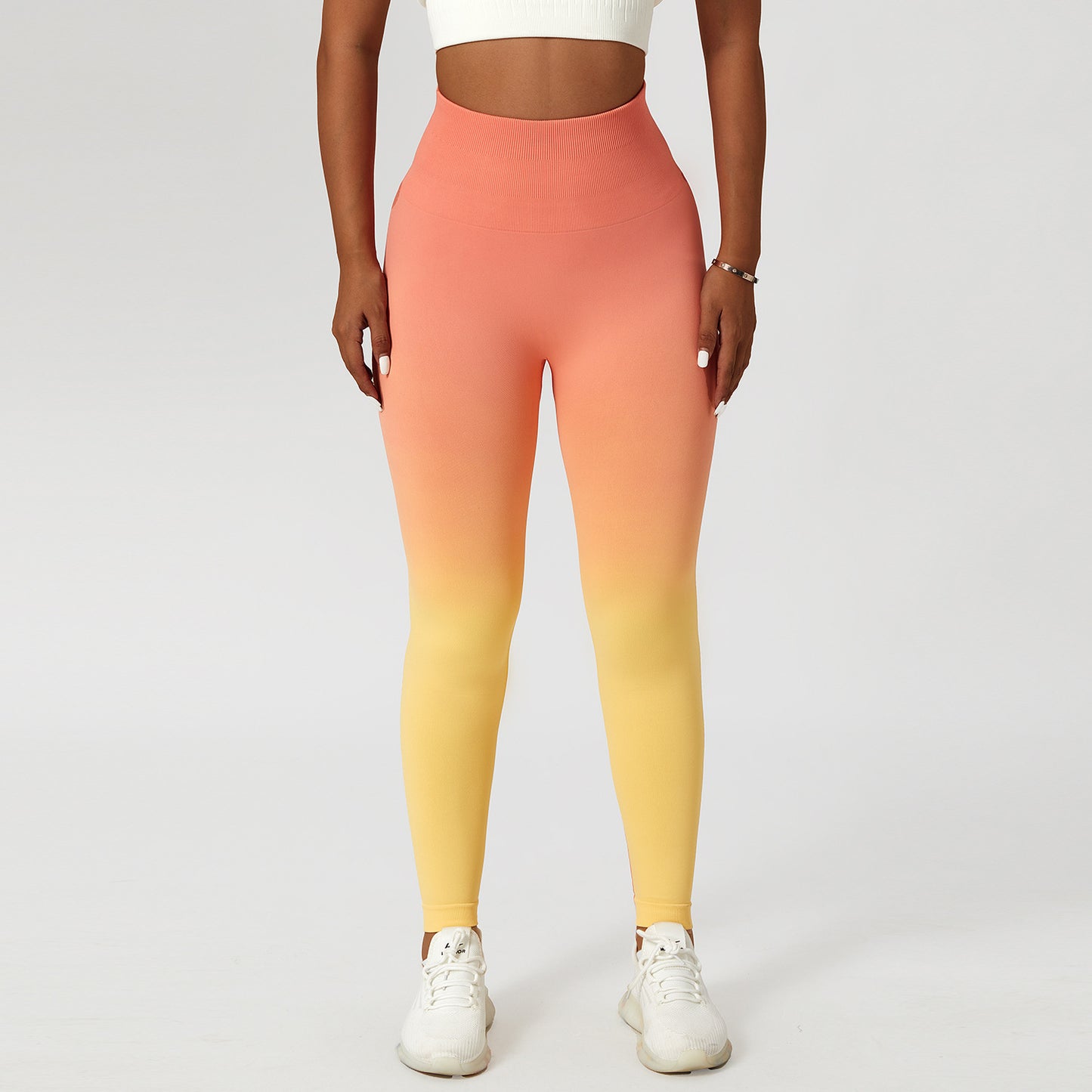 Gradient Fitness High Waist Sportswear Tight Outdoor Pants by Lakd London