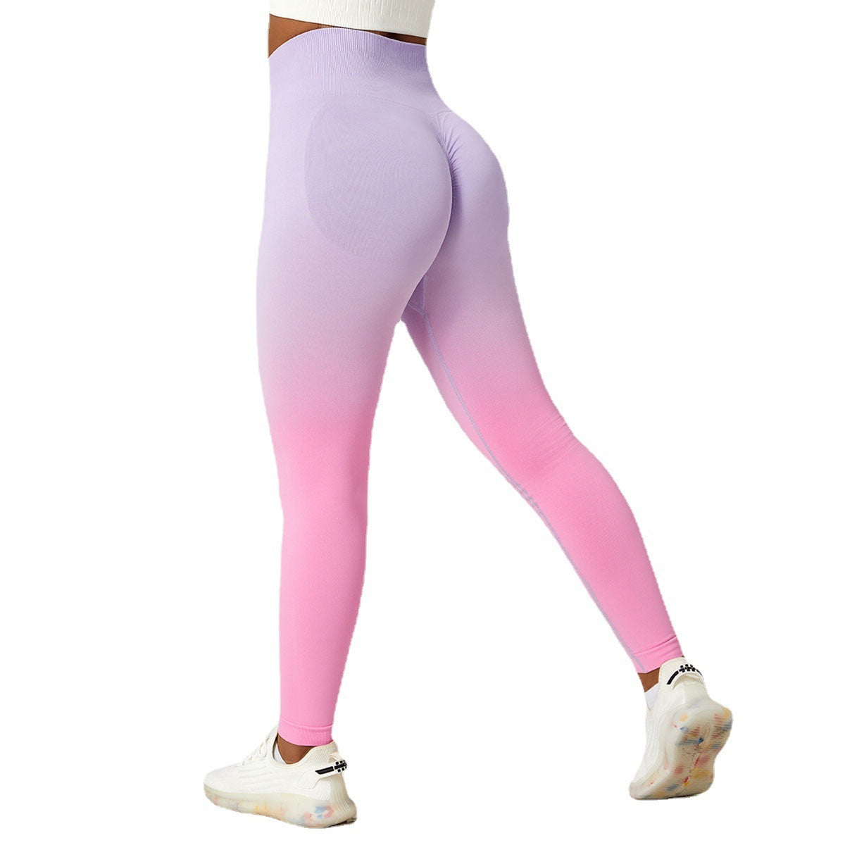 Gradient Fitness High Waist Sportswear Tight Outdoor Pants by Lakd London