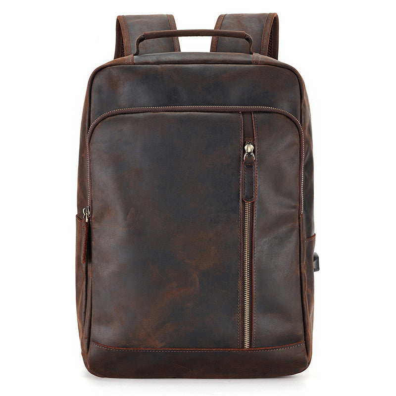 Men's Horse Leather Large Capacity Vintage Backpack by Lakd London