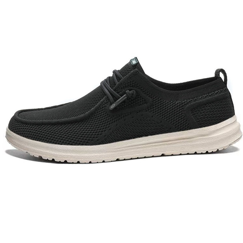 Men's Casual Canvas Shoes | Versatile Flat Mesh Sneakers - LAKD London