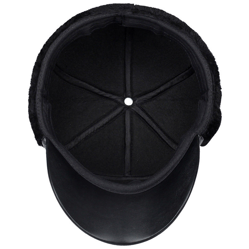 Mens Leather Baseball Cap | Middle age Vintage - Lakd London