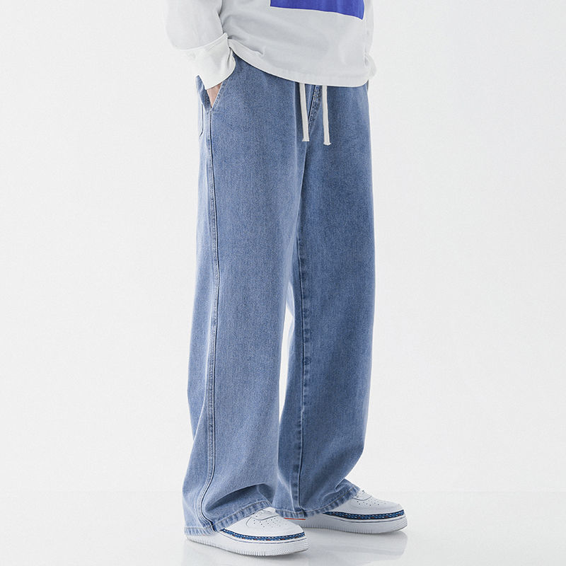 Mens Casual Loose Straight Jeans | Plus size Trousers - LAKD London
