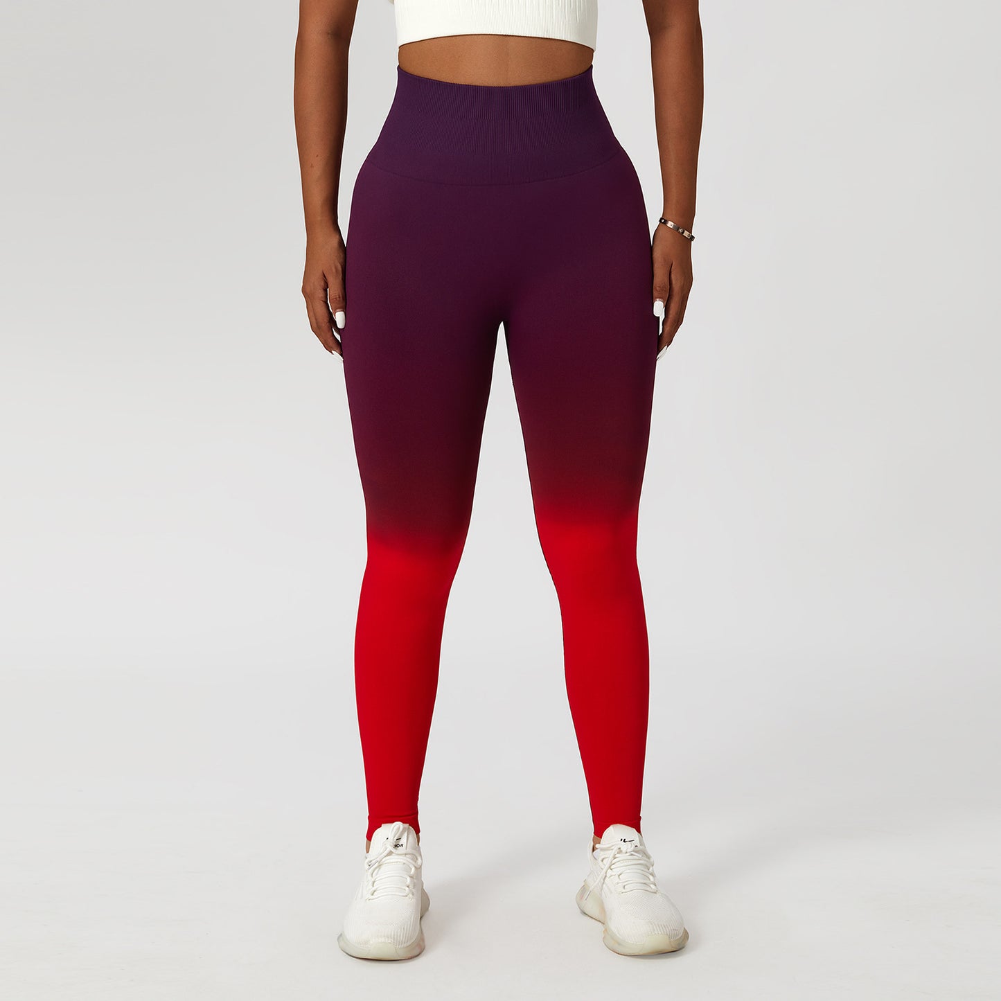 Gradient Fitness High Waist Sportswear Tight Outdoor Pants by Lakd London